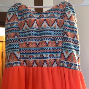 Aztec Chiffon Maxi